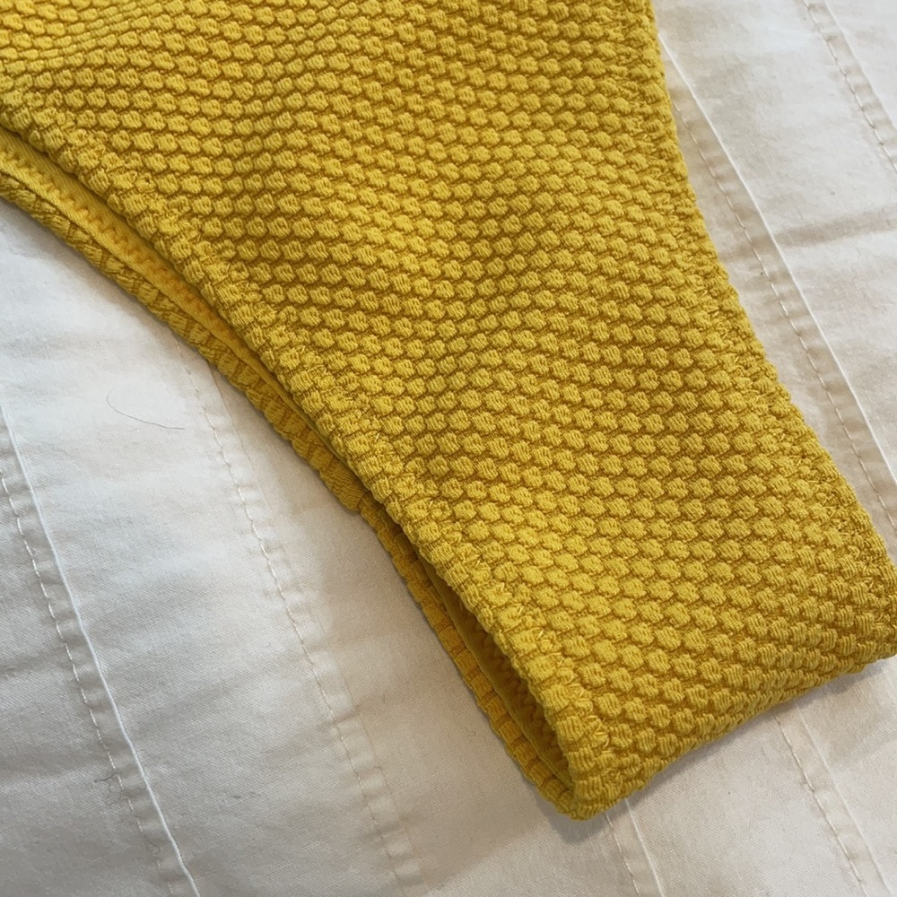 Minkpink Textured Minimal Coverage Bikini Bottoms - image 2